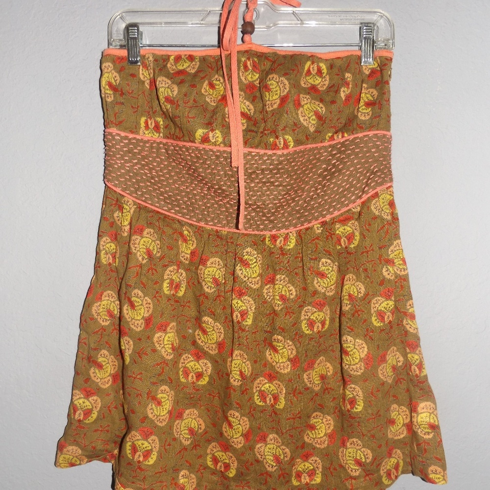 fun FREE PEOPLE ANTHROPOLOGIE halter top size 6